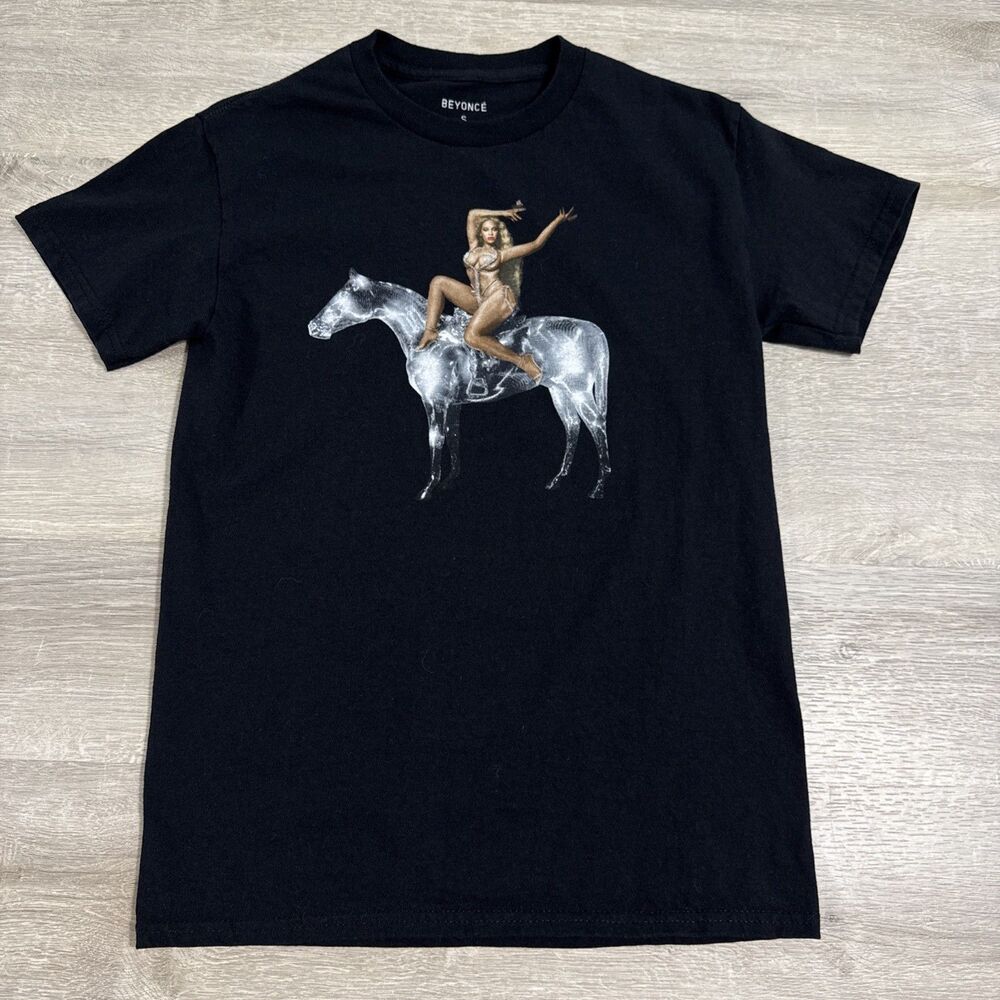 Beyoncé Shirt Renaissance Tour Album Cover Men's Black Small 100% Cotton